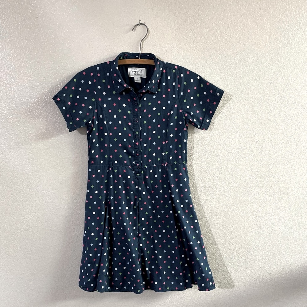 GAP Girls Polka Dot Dress with Full Skirt
